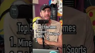 What Are The Top 5 Played Video Games of All Time?! #shorts #podcast #top5 #videogames #guessinggame