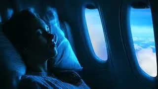 3 Hours Long-Haul Night Flight ✈️ Soothing Cabin Atmosphere for Sleep, Reading & Quiet Focus