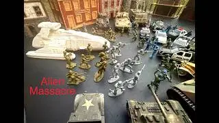 Alien Massacre; Army Men Stop Motion #armymen #stopmotion #alien #armyman #aliens