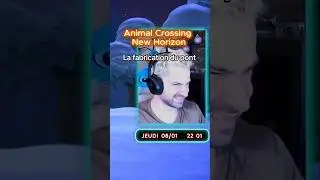 le FAMEUX PONT a fabriqu&eacute; 🫠! #farmascien #stream #live #animalcrossing #newhorizons