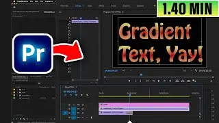 How to add gradient to text in premiere pro - Full Guide