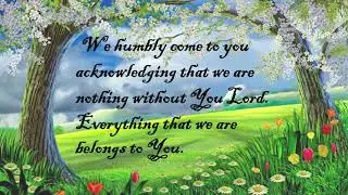 Opening Prayer for INSET with voice over