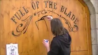 Timelapse Barber Shop Mural - Full Of The Blade, Clones by Kevin McHugh Art