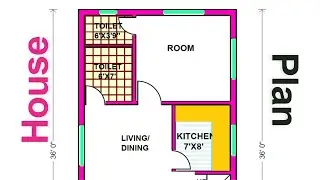 Modern House Plan 20 X 36 | 720 SQFT | 80 SQYDS | 67 SQM | 80 GAJ | Popular Design (S NO 2007)