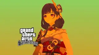 GTA SA - The Raiden Shogun from Genshin Impact | Skins Mods PC/Android