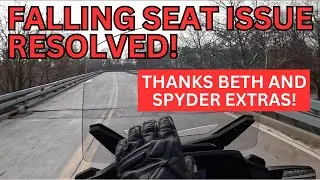 Can-Am Spyder Falling Seat Issue Easy Fix