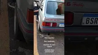Escort hobby 1.6 cht com escapamento esportivo