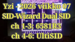 Yzi - 2026 viikko 07 Dual SID tune C64 Ultimate 6581 + UltiSID