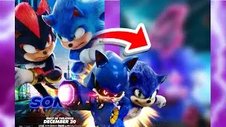 Making A Custom Sonic 4 Movie Poster! #9