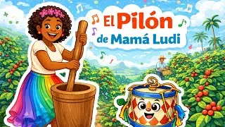Pilón Cubano 🥁 | Baile Tradicional para Niños | Ritmo y Fantasía con Mamá Ludi