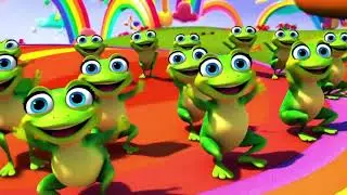 Five Little Froggies nursery kids song