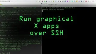 Запуск графических приложений X через SSH [Руководство]