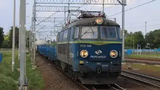 Przelot ET22-948 z mieszanym przez stację Kościan 
