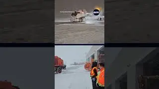 This is how Toronto's Pearson Airport clears snow