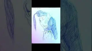 special vala hug day drawing #🫂🤗 hug day #shorts #coffeeboyart #hugday #couple #love