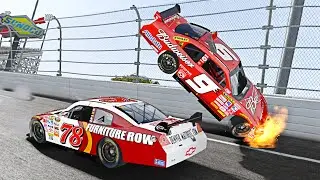 Mod Finally Gives This NASCAR Game Realistic Crashes