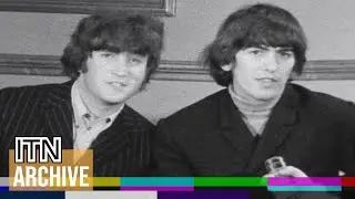 The Beatles react to receiving MBEs (1965) | Music Through the Ages