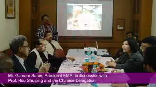 Prof. Hou Shuiping Visit to EMPI