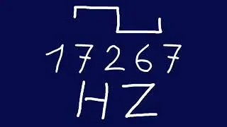 17267 hz square