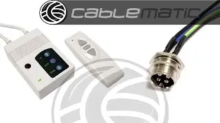 Control remoto para pantalla de proyecci&oacute;n DisplayMATIC RF distribuido por CABLEMATIC &reg;