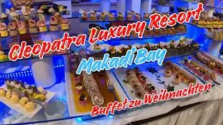 Buffet Cleopatra Luxury Resort Makadi Bay zu Weihnachten
