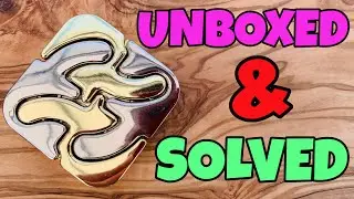 Hanayama Cast Square Puzzle - Unboxed & Solved