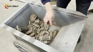 Heavy Metal Crusher (Vertical Hammer) - Electric Motor Scrap Recycling Plant