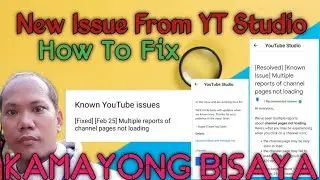 Known Youtube Issues Multiple Reports of Channel Pages not Loading 2021 ll Moi Official Vlog