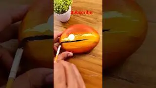 Sunset 🌞 rock 🪨  painting 🖼 #satisfying #art