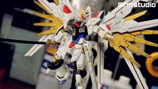 HG 1/144 MIGHTY STRIKE FREEDOM GUNDAM Speed build custom paint