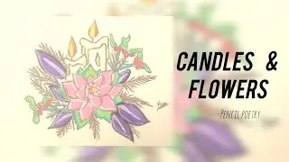 Candles and flowers #art #drawing #painting #sketch #artist 