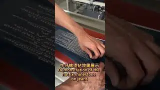 Pnenumatic Sliding Up Heat Press Machine;Rhinestone Hotfix Machine For Jeans Size~~30X100cm