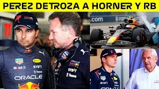 ⚠️CHECO PEREZ DESTROZA a HORNER y RED BULL❌ REVELA el GRAN PROBLEMA y la VERDAD TRAS su SALIDA💥