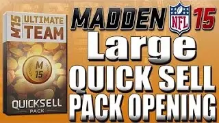 Madden Ultimate Team 15 Large Quick Sell 1 Millions coins??