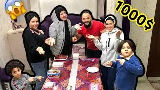 تحدي سحب  المناديل //مين اقوي حظ