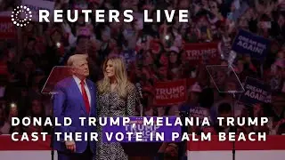 LIVE: Donald Trump, Melania Trump cast their vote in Palm Beach