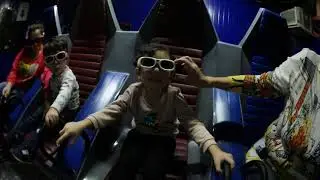КИНО АТТРАКЦИОН 5D ДИНОЗАВРЫ.УЖАС КОСМИК.KINOATELE 5D DINOSAURS.HORROR The KOSMIK.