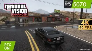 GTA 5 NaturalVision Enhanced NextGen Realistic Ray Tracing DLSS RTX 5070 4K 60FPS