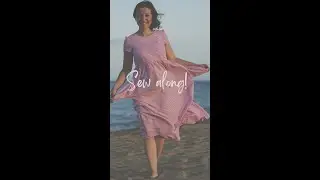 HOW TO SEW A DRESS | Indigo Dress by Tilly and the Buttons #shorts