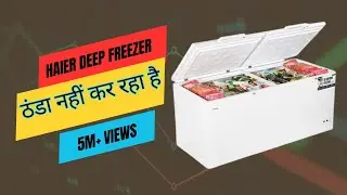 Haier deep freezer compressor change | VIJAY ‼️
