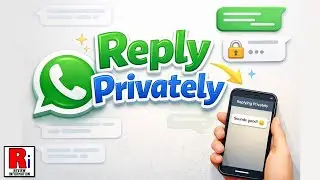 Как ответить лично в групповом чате WhatsApp