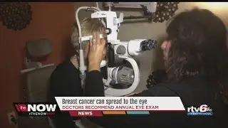 Undetected breast cancer can lead to eye problems