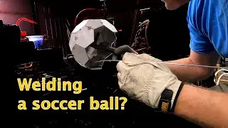 Stainless Steel Soccer Ball welding puzzle