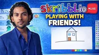 🔴 LIVE: Skribbl.io with Friends 😂 | Funny Drawing & Guessing Game | Online Multiplayer