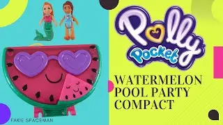 Polly Pocket Watermelon Pool Party Compact Unboxing