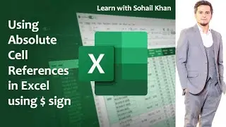 Learn to lock cell reference using $ in MS excel in less than 5 minutes