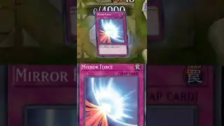 You activated my trap card! MIRROR FORCE! YUGIOH MASTER DUEL