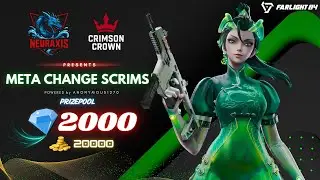 NEURAXIS x Crimson Crown: Sunday Meta Change Scrims 🔥 | Farlight 84 Tournament LIVE | 2000 Diamonds