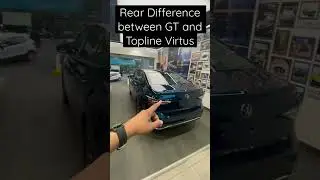 Difference between Virtus GT and Topline from back side || Volkswagon Virtus GT Vs Virtus Topline ||
