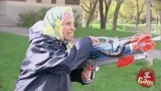 Old Lady Super Soaker Attack